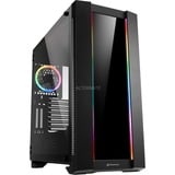 Sharkoon ELITE SHARK CA200G boîtier big tower Noir | 4x USB-A | RGB | Verre Trempé