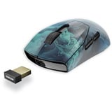 Sharkoon SGM25W, Souris gaming Turquoise/Bleu, 12 000 dpi, LED RGB