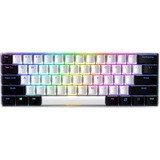 Sharkoon SKILLER SGK50 S4, clavier gaming Blanc/Noir, Layout États-Unis, Kailh Brown, LED RGB, Hot-swappable, 60%