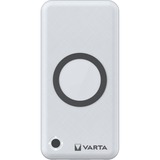 VARTA Wireless Powerbank 10.000 mAh Blanc, Qi, Power Delivery, Quick Charge 3.0