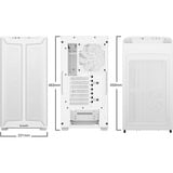 be quiet! PURE BASE 501 DX boîtier midi tower Blanc | 2x USB-A | 1x USB-C | RGB | Verre Trempé