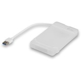i-tec MySafe USB 3.0 Easy 2.5" External Case – White, Boîtier disque dur Blanc/transparent, Boîtier disque dur/SSD, 2.5", SATA, Série ATA II, Série ATA III, 5 Gbit/s, Connectivité USB, Blanc