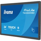 iiyama ProLite T2455MSC-B2 23.8" Moniteur tactile  Noir, 120 Hz, HDMI, DisplayPort, Audio, USB, Webcam, Touch