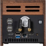ALTERNATE Wood Kubb i5, Mini PC Bois, 16 Go, Gb-LAN + WLAN + BT, Windows 10 Pro