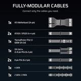 Corsair RM1000e (3rd Gen) alimentation modulaire 1000 watt Noir, 1x 12V-2x6, 4x PCIe