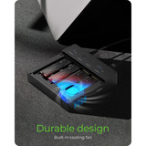 ICY BOX ICY BOX IB-4013MCL-C4, Station d'accueil Noir