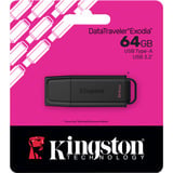 Kingston DataTraveler Exodia 64 Go, Clé USB Noir, USB-A 3.2 Gen 1 (5 Gbit/s)