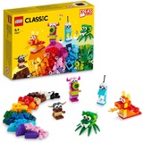 LEGO Classic 11017 Monstres Créatifs, Jouets de construction Jeu de construction, 4 an(s), Plastique, 140 pièce(s), 141 g