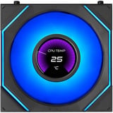 Lian Li UNI FAN SL-INF LCD FLEX 120 Reverse ventilateurs de boîtier RGB  Noir, 3 pièces, 120 x 124 x 28 mm, PWM, contrôleur inclus