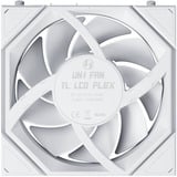 Lian Li UNI FAN TL LCD FLEX ventilateurs de boîtier RGB  Blanc, 3 pièces, 124 x 120 x 28 mm, PWM