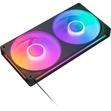 NZXT F240 RGB CORE ventilateurs de boîtier Noir, 2 pièces, 240 x 120 x 26 mm