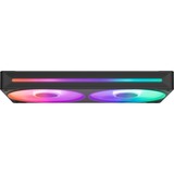 NZXT F240 RGB CORE ventilateurs de boîtier Noir, 2 pièces, 240 x 120 x 26 mm