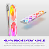 NZXT F360 RGB Reverse ventilateurs de boîtier Blanc, 3 pièces, 360 x 120 x 25 mm, PWM
