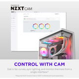 NZXT F360 RGB Reverse ventilateurs de boîtier Blanc, 3 pièces, 360 x 120 x 25 mm, PWM