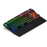 SteelSeries Apex Pro TKL Wireless, clavier gaming Noir, Layout FR, SteelSeries OmniPoint 2.0, Bluetooth, 2,4 GHz, LED RGB, TKL, Double shot PBT-keycaps