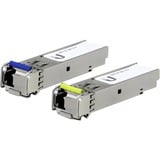 Ubiquiti Module optique monomode bidirectionnel 1 Gbps, Émetteur-récepteur 20 pièces