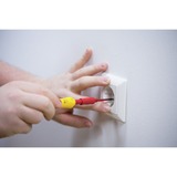 Wiha Tournevis avec porte-embout électrique slimVario Starter-Set Rouge/Jaune, 17 pièces, avec slimBits