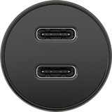 goobay 30W Dual USB-C PD chargeur de voiture Noir, 2x USB-C