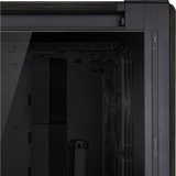 ASUS  ProArt PA602 Wood Edition - Tempered Glass Panel boîtier big tower Noir | 4x USB-A | 1x USB-C | Window