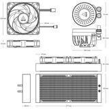 Arctic Liquid Freezer III 240 A-RGB, Watercooling Noir