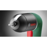 Bosch IXO 6 215 tr/min Noir, Vert, Tournevis Vert/Noir, Tournevis électrique, Poignée de pistolet, Noir, Vert, 215 tr/min, 3 N·m, 4,5 N·m