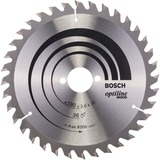 Bosch Lames de scies circulaires Optiline Wood, Lame de scie Bois, 19 cm, 3 cm, 1,6 mm, 2,6 mm, Biseau supérieur alterné