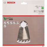 Bosch Lames de scies circulaires Optiline Wood, Lame de scie Bois, 19 cm, 3 cm, 1,6 mm, 2,6 mm, Biseau supérieur alterné