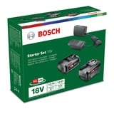 Bosch Starter-Set 18V (2.0 Ah + 4.0 Ah + AL 18V-20), Chargeur Noir