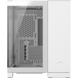 Corsair  boîtier mini tower Blanc | 2x USB-A | 1x USB-C | RGB | Window