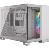 Corsair iCUE LINK 2500X RGB mini tower, boîtier pc Blanc | 2x USB-A | 1x USB-C | RGB | Verre Trempé