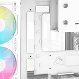 Corsair iCUE LINK 2500X RGB mini tower, boîtier pc Blanc | 2x USB-A | 1x USB-C | RGB | Verre Trempé