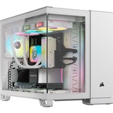 Corsair iCUE LINK 2500X RGB mini tower, boîtier pc Blanc | 2x USB-A | 1x USB-C | RGB | Verre Trempé