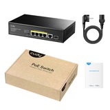 Cudy 5-Port 10/100/1000 POE+ Switch with 1 SFP Port Noir