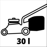 Einhell GE-CM 18/33 Li-Solo Marcher derrière un tracteur tondeuse Batterie Noir, Rouge, Tondeuse à gazon Rouge/Noir, Marcher derrière un tracteur tondeuse, 200 m², 33 cm, 25 cm, 65 cm, 30 L