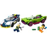 LEGO City - La course-poursuite entre la voiture de police et la super voiture, Jouets de construction 60415
