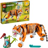 LEGO Creator 3 en 1 31129 Sa Majesté le Tigre, Jouets de construction Jeu de construction, 9 an(s), Plastique, 755 pièce(s), 865 g