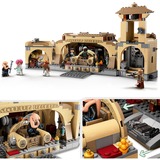 LEGO Star Wars - La Salle du Trône de Boba Fett, Jouets de construction 75326