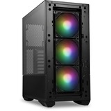 Lian Li Lancool II Mesh RGB, Moyen tour Noir, USB-C 3.2 (5 Gbit/s), Audio, Window-kit