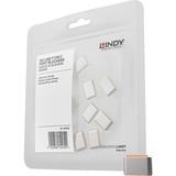 Lindy 40440 bloqueur de port USB Type-C Orange Acrylonitrile-Butadiène-Styrène (ABS) 10 pièce(s), Sécurité Orange, Bloqueur de port, USB Type-C, Orange, Acrylonitrile-Butadiène-Styrène (ABS), 10 pièce(s), Sac en polyéthylène
