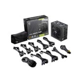 MSI MAG A1250GL PCIE5 alimentation modulaire 1250 watt Noir, 1x 12V-2x6, 4x PCIe