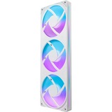 NZXT F360 RGB CORE ventilateurs de boîtier Blanc, 3 pièces, 360 x 120 x 26 mm