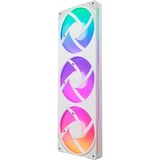 NZXT F360 RGB CORE ventilateurs de boîtier Blanc, 3 pièces, 360 x 120 x 26 mm