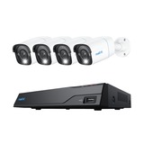 Reolink Ensemble de sécurité 4K Ultra HD, Caméra de surveillance Blanc