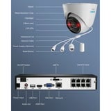 Reolink RLK16-1200D8-A 2.8MM, Caméra de surveillance Blanc, 8 pièces, 12 MP, PoE, 4 To