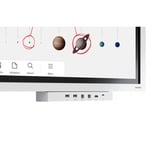 Samsung Flip Pro WM65B, Affichage public Blanc, 165,1 cm (65"), 350 cd/m², 3840 x 2160 pixels, 4K Ultra HD, VA, 4000:1