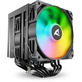 Sharkoon A60 RGB Refroidisseur CPU Noir, Connecteur de ventilateur PWM à 4 broches
