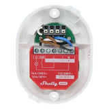 Shelly Button Add-on, Interrupteur Blanc, Relais/dimmer requis, câblé