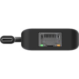 Sitecom 8 en 1 USB-C Power Delivery Multiport Adapteur, Station d'accueil Gris