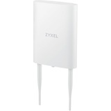 Zyxel NWA55AXE 1775 Mbit/s Blanc Connexion Ethernet, supportant l'alimentation via ce port (PoE), Point d'accès 2,4 GHz, 5 GHz, 1775 Mbit/s, WPA, WPA-PSK, WPA2, WPA2-PSK, WPA3, WPA3-PSK, 10,100,1000 Mbit/s