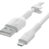 Belkin BOOSTCHARGE Flex USB-A/USB-C, Câble Blanc, 2 mètres